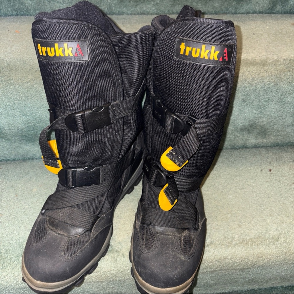 Trukk Snowmobile Winter Sports Boots Mens Sz 12 ~ Waterproof Cold Insulated